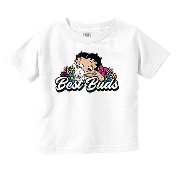 Betty Boop Pudgy the Dog Best Buds Youth T Shirt Tee Girls Infant Toddler Brisco Brands 4T