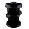 thumbnail image 4 of Tachiuwa Makeup Organizer 360 Rotating Multi-Function Plastic Cosmetic Storage Box Black, 4 of 7