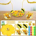 thumbnail image 1 of Magnetic Bees Honey Gathering Game Set - 2-Player Interactive Educational Toy with ABS Bees, Pollen Plates, Honeycomb Nests & Elastic Bands for Ages 6+, English Color Box Packaging - Fun Early, 1 of 4