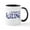 White/Black Inside, variant on CafePress - I'd Rather Be Sailing Mug - 11 oz Ceramic Mug - Novelty Coffee Tea Cup