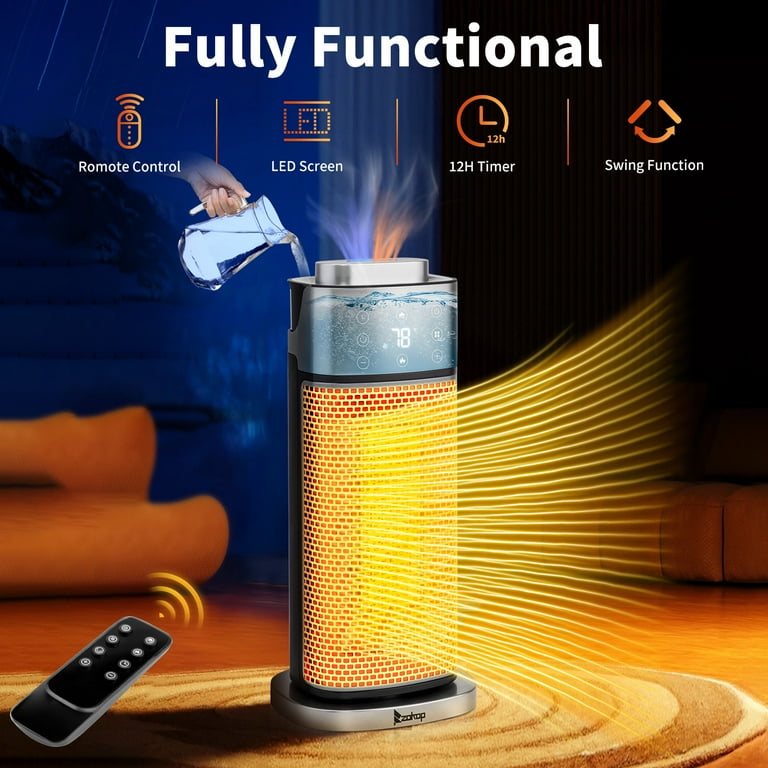 Ktaxon 1500W Portable Electric Space Heater with Adjustable