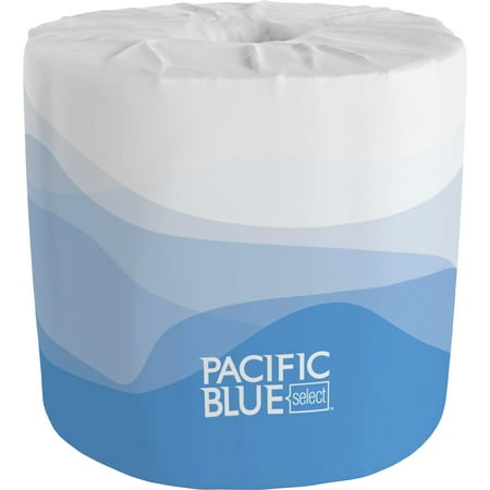 Georgia Pacific Professional Pacific Blue Select Bathroom Tissue  Septic Safe  2-Ply  White  550 Sheet/Roll  80 Rolls/Carton -GPC1828001