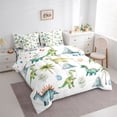 thumbnail image 3 of Castle Fairy Child Teens Animal Dino Twin Bedding Sets,Cute Dinosaur Bedding Comforter Set, 3 of 8