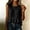 *Black, variant on Women's V Neck Ruffle Cap Sleeve Blouse, Casual Loose Fit Summer Top Army Green,Women's Plus M