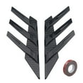thumbnail image 3 of Car Rear Windshield Sticker Decoration Side Splitter Trim Window Louver Sunshade, 3 of 8