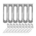 thumbnail image 4 of Lefu 40pcs Right Angle Metal Shelf Bracket Folding Furniture Slotted Angle Bracket, 4 of 10