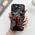 thumbnail image 3 of Funda de teléfono Marvel Scarlet Witch Wanda para Apple iPhone 16 ProMax 14 13 12 11 16 Plus Mini 15 Pro Max, Funda trasera mate, 3 of 5
