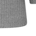 thumbnail image 4 of Ltctricy Women's Tunic Tops 3/4 Length Sleeve Crew Neck Curved Hem Christmas Printed Ribbed Knit T Shirts Casual Tee Blouses(Gray,X-Large), 4 of 5