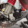 thumbnail image 4 of DYNWAVECA Brake Caliper Adapter Bracket ,Repalcement Durable ,Easy to Install Motorcycles Adjustable High Performance, Fits for Hornet 2020 Lxv , Black, 4 of 9