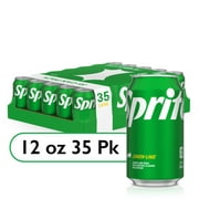 Sprite Lemon Lime Soda Soft Drinks, 12 fl oz, 35 Pack