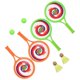 thumbnail image 1 of Durable PP Kids Tennis Racket Set with 2 Racquets and Balls for Outdoor Play Assorted Color 18cm Bracket, 1 of 5