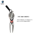 thumbnail image 3 of High Quality Golf Divot Repair Tool, Aluminum Alloy Material& Detachable Golf Ball Marker 1PCS, 3 of 6