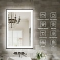 thumbnail image 2 of Bathroom Mirrors 84x32 Inch Frameless LED Bathroom Mirror,Smart Mirror,Wall Mounted Bathroom Mirrors, 2 of 7