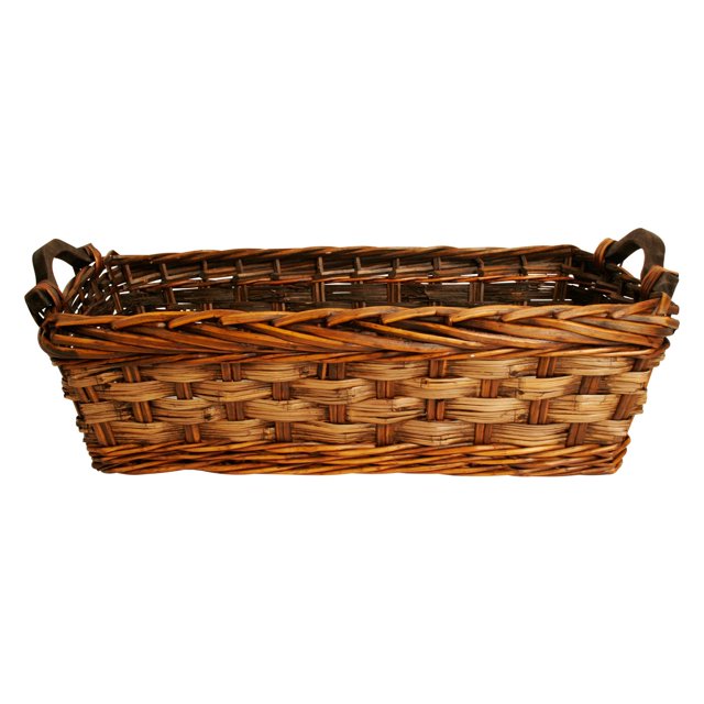 Wald Import Carved Willow Basket