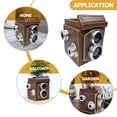 thumbnail image 2 of MasteelfCA Camera Shaped Planter Pot Resin Succulent Planting Pot for Window Balcony, 2 of 9