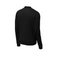 thumbnail image 4 of Sport Tek Adult Male Men Plain Long Sleeves French Terry Bomber Black Small, 4 of 4