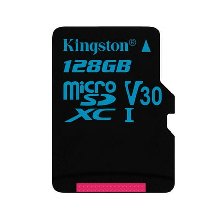 Kingston microSDHC Canvas Go 128GB 4K FHD MICROSDXC TF Memory Card for GoPro Drone