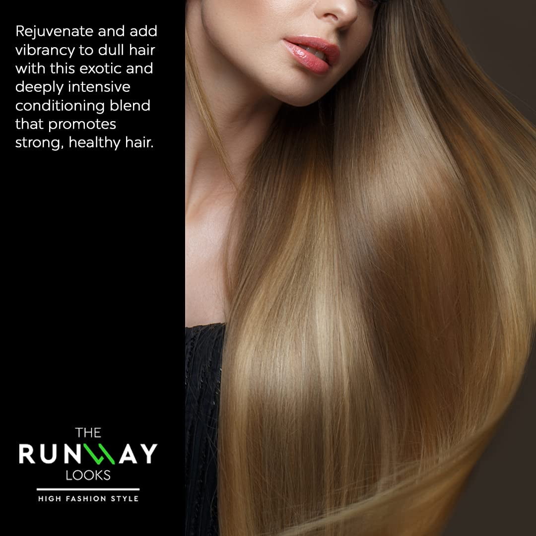 The Runway Looks Deep Conditioning Hair Mask, With Coconut, Bamboo & Caffeine (4oz)