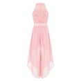 thumbnail image 2 of YiZYiF Kids Girls Sleeveless Chiffon Romper Maxi Dress for Birthday Party School Pageant Dance, 2 of 5