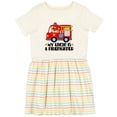 thumbnail image 3 of Inktastic Fireman Uncle is a Firefighter Girls Toddler Dress, 3 of 5