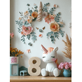 thumbnail image 1 of Qisvanset Framed Canvas Wall Art, 12x16 Inch Unicorn Removable Wall Decal Girl Nursery Decor, 1 of 5