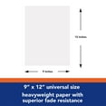 thumbnail image 3 of Tru-Ray Construction Paper, Heavyweight, White, 9" x 12", 50 Sheets Per Pack, 10 Packs, 3 of 7