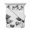White, variant on Black Grey Tulip Full Size Down Alternative Comforter, Lightweight Comforter Quilt Bedding Set with Pillow Shams Flower Floral Modern Minimalist White All Seasons Bed Comforter Duvet Insert 78"x90"