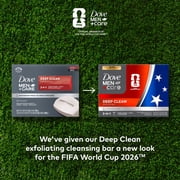 Dove Men+Care Limited Editon FIFA Body & Face Bar Soap Deep Clean, 3.75 oz 8 Bars