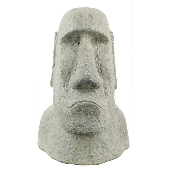STATUE DE TÊTE DE MOAI EN MAGNÉSIUM