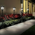 thumbnail image 6 of 4 Pack Solar Lamp Post Lights with Dusk to Dawn Sensor – 40" Waterproof LED for Pathways, Garden, Yard, Patio, Driveway, 6 of 7