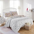thumbnail image 6 of Greenland Home Fashions Misty Bloom Floral Fusion Reversible Quilt Set, 3-Piece Full/Queen, 6 of 8