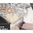 thumbnail image 5 of Luxury Bling Diamond Rhinestone Gemstone 3D Butterfly and Rose Flower Gemstone Soft TPU Back Cover Case for Women Girls with iPhone 12 /iPhone12 Pro 6.1", 5 of 10