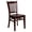 Mahogany Wood Seat/Mahogany Wood Frame, variant on Flash Furniture HERCULES Series Vertical Slat Back Cherry Wood Restaurant Chair - Burgundy Vinyl Seat