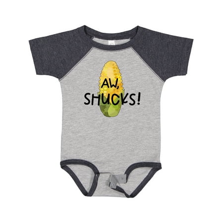 

Inktastic Aw Shucks! Corn on the Cob Humor Gift Baby Boy or Baby Girl Bodysuit