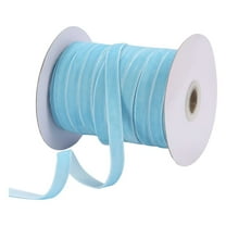 Upgraded 1cm Velvet Ribbon Flocking Ribbon Velvet Jewelry DIY Ribbon Accessories Ribbon 50 Yards Y