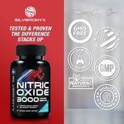 Extra Strength Nitric Oxide Booster - 3X Strength L-Arginine AKG & Citrulline Malate - Men & Women Premium Pre Workout Nitric Booster - Natural Energy & Muscle Support, Bottled in USA - 120 Capsules
