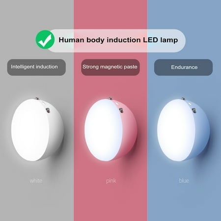 

Baiwo Motion Sensor Light LED Rechargeable Portable Wireless 6000K Night Lamp for Bedroom