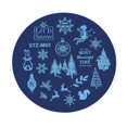 thumbnail image 1 of KAIYANG 1 pieza Kit de estampador de uñas navideño Placas de estampado de uñas con copos de nieve Herramientas color 3, 1 of 5