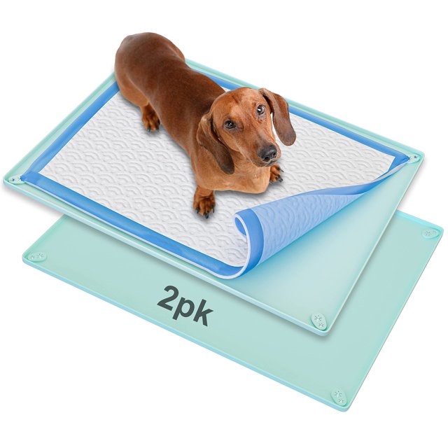 Bandeja Skywin para orinar para perros, 76 x 58 cm, antiderrames, paquete de 2