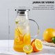 thumbnail image 3 of Jarra de Vidrio,Juego de 2-Jarra de Agua de Vidrio con Tapa de Acero Inoxidable,Jarra de Cristal de 1.5 litros con Asa, Resistente al Fr&iacute;o y al Calor,para l&iacute;quido Hirviendo, t&am, 3 of 7