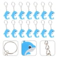 thumbnail image 2 of 21 Pcs Dolphin Keychains Mermaid Keychain Keyrings Keychain Hanging Pendant 2022 Graduation Keychain Dolphin Keyring, 2 of 3
