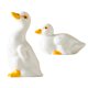 thumbnail image 1 of Estatua de pato de cerámica, linda mini figura de pato, escultura de animal pequeño para decoración del hogar, oficina, escritorio, jardín y porche., 1 of 8