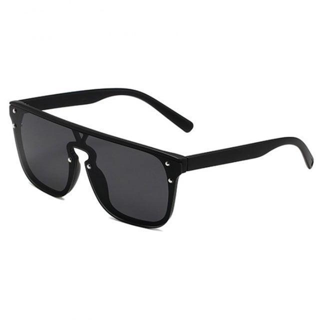 Gafas de sol de doble haz con personalidad de tendencia de moda con protección solar, hechas de PC