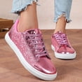 thumbnail image 2 of Glitter Sneakers for Women - Sparkly Bling Sequin Sneakers for Wedding, Party & Casual Wear, 2 of 9