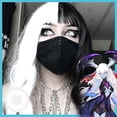 thumbnail image 4 of VISUASHOW Block-lentillas de colores para Cosplay, lentes de contacto para miopía, 2 piezas, para Halloween,-1,00 a-8,00, 4 of 4