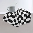 thumbnail image 4 of Checkerboard Hand Towel Ultra Soft Bath Towels Kitchen Dish Guest Towel For Spa Gym Home Decor 15.7"X27.5", 4 of 7