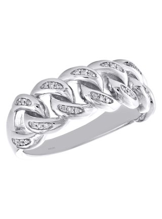 Chain Link Rings for Women Size 7 Stainless Steel Pinky Rings Men 
