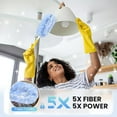 thumbnail image 4 of 30 Count Duster Refills,360° Thickened Kit Disposable Microfiber Feather Dusters for Office,Window and Furniture Cleaning, 4 of 7