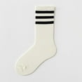 thumbnail image 5 of 4 Pairs Mens Womens Ankle Crew Striped Socks Sport Casual Cotton Socks US, 5 of 8