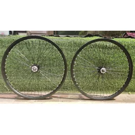 bike 26 X 3.00 FAT ALLOY FRONT WHEEL 36 SPOKE 14GBLACK 3 8 AXLE SINGLE WALL BLACK Walmart